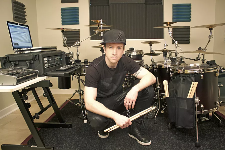 DRUM N BASS Live drum electronic artist KJ Sawka plays The Siren on May 12, as well as a drum clinic at SLO's The Drum Circuit on May 11. - PHOTO COURTESY OF KJ SAWKA