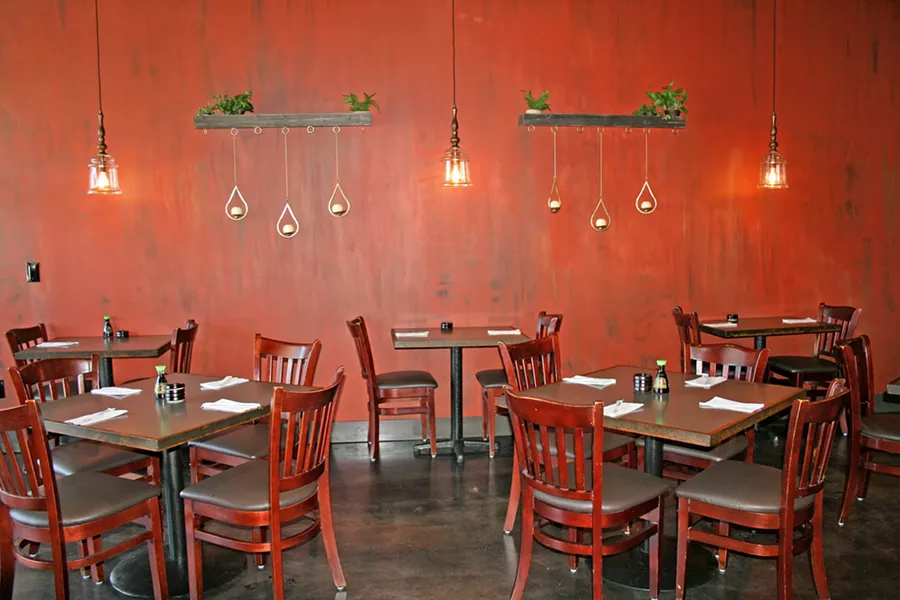 UPGRADED Arigato Sushi has transformed the former Sumo Sushi location into an upscale and stylish hangout where steak and sashimi are served side by side. - PHOTO BY HAYLEY THOMAS CAIN