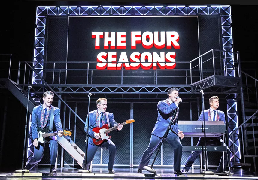'WALK LIKE A MAN' Tony, Grammy, and Olivier Award-winning hit musical Jersey Boys, the story of Frankie Valli and The Four Seasons, comes to Cal Poly's Performing Arts Center for two nights, June 19 and 20. - PHOTO COURTESY OF CAL POLY ARTS