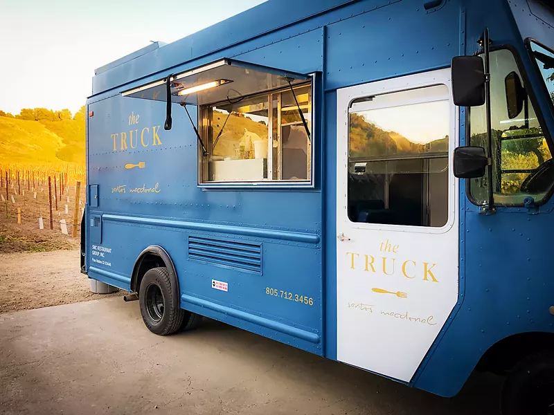 DRIVING FORCE Chef/Owner Santos MacDonal of Il Cortile Ristorante and La Cosecha Bar + Restaurant in Paso Robles is known for fusing local farm fresh flavors with vibrant Italian, Spanish, and South American artistry. He's now throwing his effort behind a new food truck that is purely his own expression. - PHOTO COURTESY OF CAROLE MACDONAL