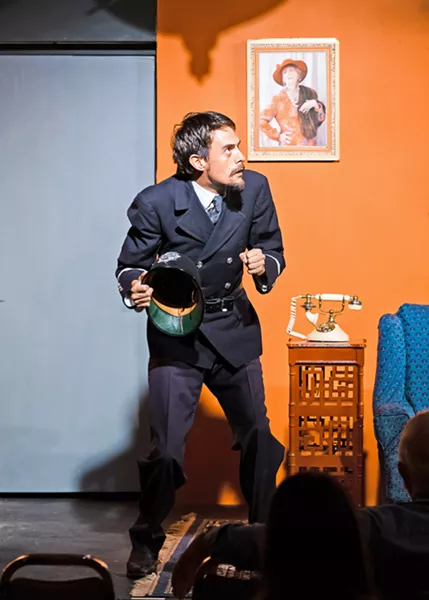 DOUBLE TIME Greg DeMartini plays both Edgar Hollister and Constable Abel Howard (pictured). - PHOTO COURTESY OF BY THE SEA PRODUCTIONS/ IAIN MACADAM