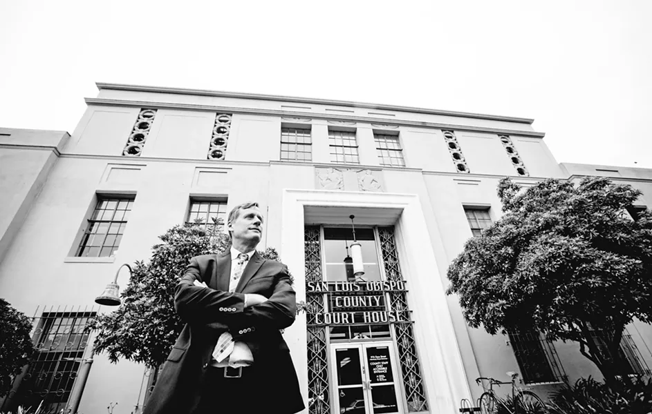 COMMISSIONERS FINED Erik Howell, Pismo Beach City Councilman and California Coastal Commissioner, was one of five current and former coastal commissioners to be fined by a San Diego judge for violating ex parte meeting disclosure laws. - FILE PHOTO BY HENRY BRUINGTON