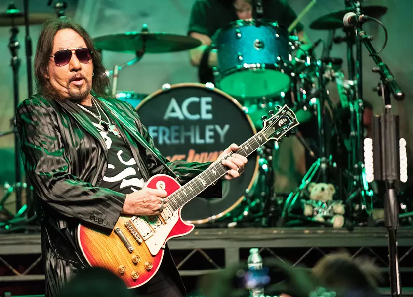ACE'S WILD! Ace Frehley, founding member of KISS, plays at the Fremont Theater on Aug. 8. - PHOTO COURTESY OF ACE FREHLEY
