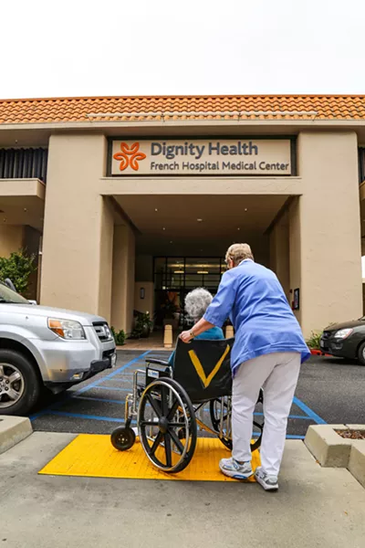 MERGER Dignity Health, which operates two hospitals in SLO County, and Catholic Health Initiatives are looking to combine forces as part of a proposed merger. That merger has raised concerns from state local women's health and LGBTQ advocates. - FILE PHOTO BY DYLAN HONEA-BAUMANN