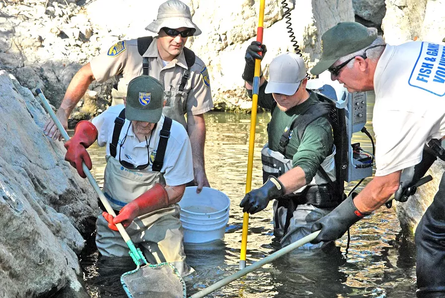 KEEPING IT WILD Locals on the Central Coast have the opportunity to work one-on-one with Department of Fish and Wildlife officials in a program new to the area. - PHOTO COURTESY OF MATT GIL