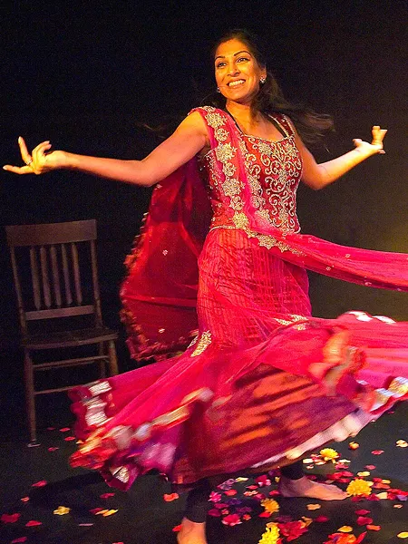 TELLING HER STORY Muthaland, written and performed by Minita Gandhi, is a one-woman show that tackles the writer's journey as she travels to India to uncover family secrets. - PHOTO COURTESY OF MINITA GANDHI