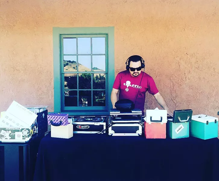 FUN-DRAISER Bang the Drum Brewery hosts a Nov. 16 fundraiser for DJ Manuel Barba, whose DJ gear was stolen. Barba is co-founder of the SLO Record Swap and a concert promoter. - PHOTO COURTESY OF MANUEL BARBA
