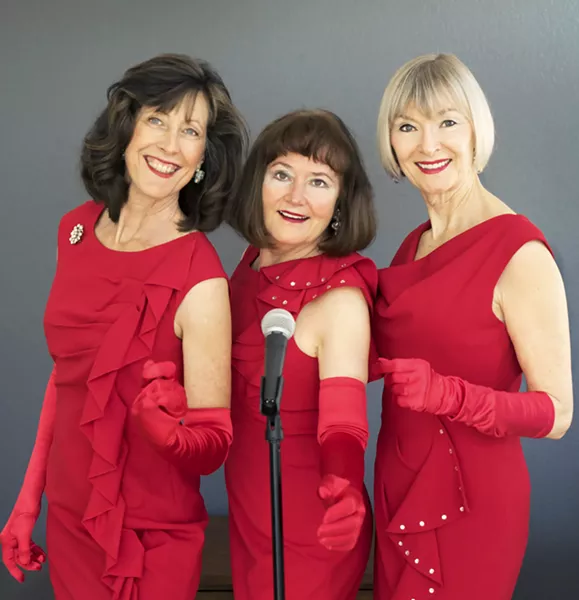 THREE ON THE NICE LIST The In Time Trio! plays three shows this week: Dec. 7 at SLO's First Presbyterian Church; Dec. 9 at D'Anbino Tasting Room; and Dec. 13 at La Bellasera Hotel/Enoteca Restaurant. - PHOTO COURTESY OF THE IN TIME TRIO!