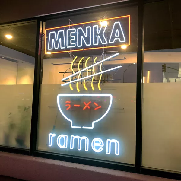 NOODLING Menka Ramen in SLO cooks fresh ramen noodles al dente to ensure a perfectly chewy—never soggy—bite. - PHOTOS BY HAYLEY THOMAS CAIN