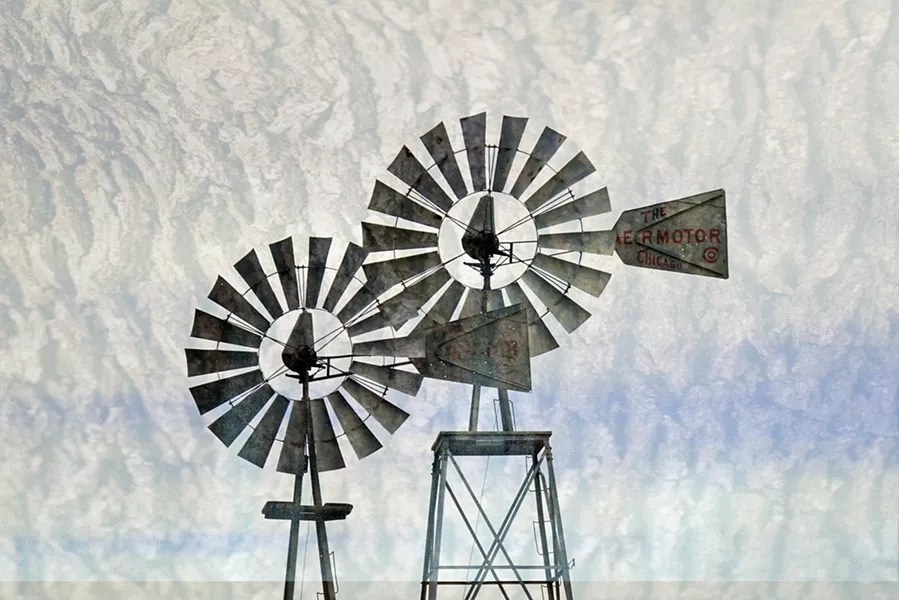 ALMOST REAL Paso Robles artist Cathy Luther takes photos and alters them digitally in programs like Topaz to create pieces like Wind In Motion. - PHOTO COURTESY OF CATHY LUTHER