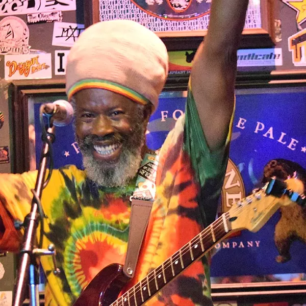 TRENCHTOWN LOCAL Ras Danny and His All-Star band play the SLO Brew Event Center for a Bob Marley birthday celebration on Feb. 2. - PHOTO COURTESY OF RAS DANNY