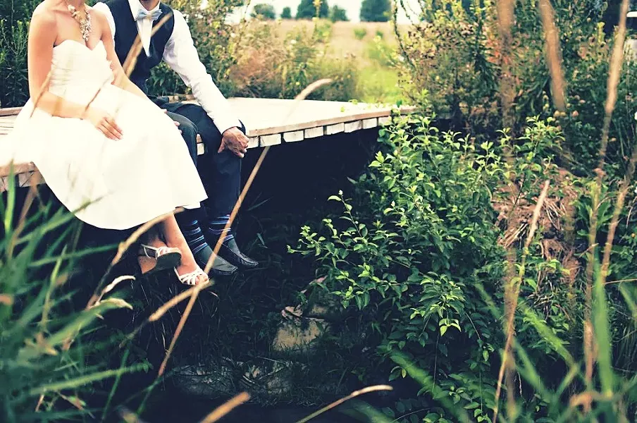 HAPPY PLANET, HAPPY COUPLE A single wedding typically generates between 400 and 600 pounds of trash. But there are some tips and tricks to lessening your big day's environmental impact. - PHOTO COURTESY OF NPAREKHCARDS