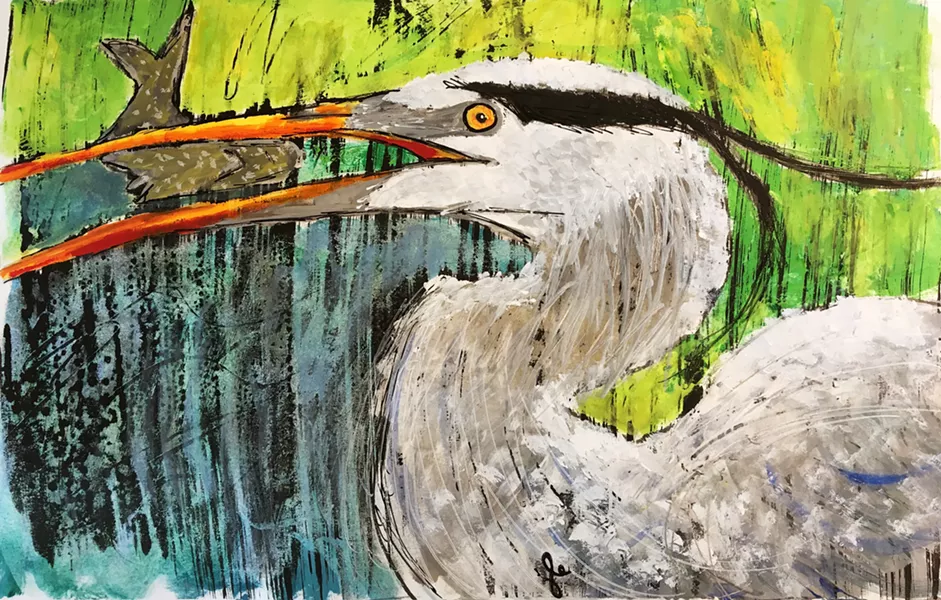 NATURE LOVER From her upbringing in the woods of North Carolina, to her current life in the hills of Arroyo Grande, artist Jeri Edwards spends as much time in nature as possible. - PHOTO COURTESY OF JERI EDWARDS