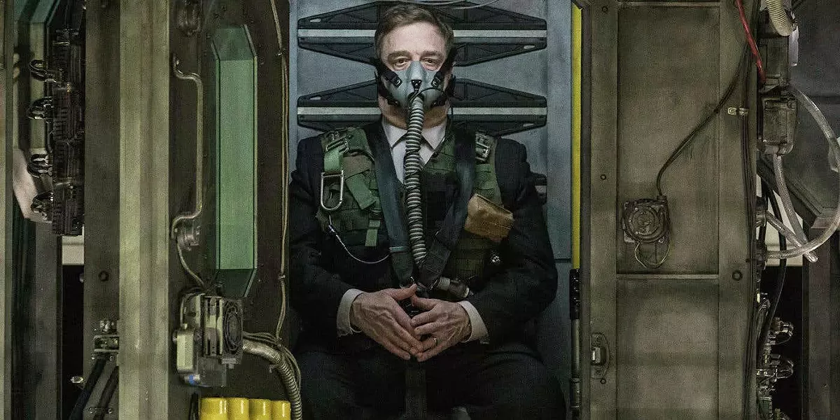 GOING DOWN Mulligan (John Goodman) prepares to meet with the aliens who have taken control of Earth and enslaved humanity thanks to collaborators like him. - PHOTOS COURTESY OF DREAMWORKS