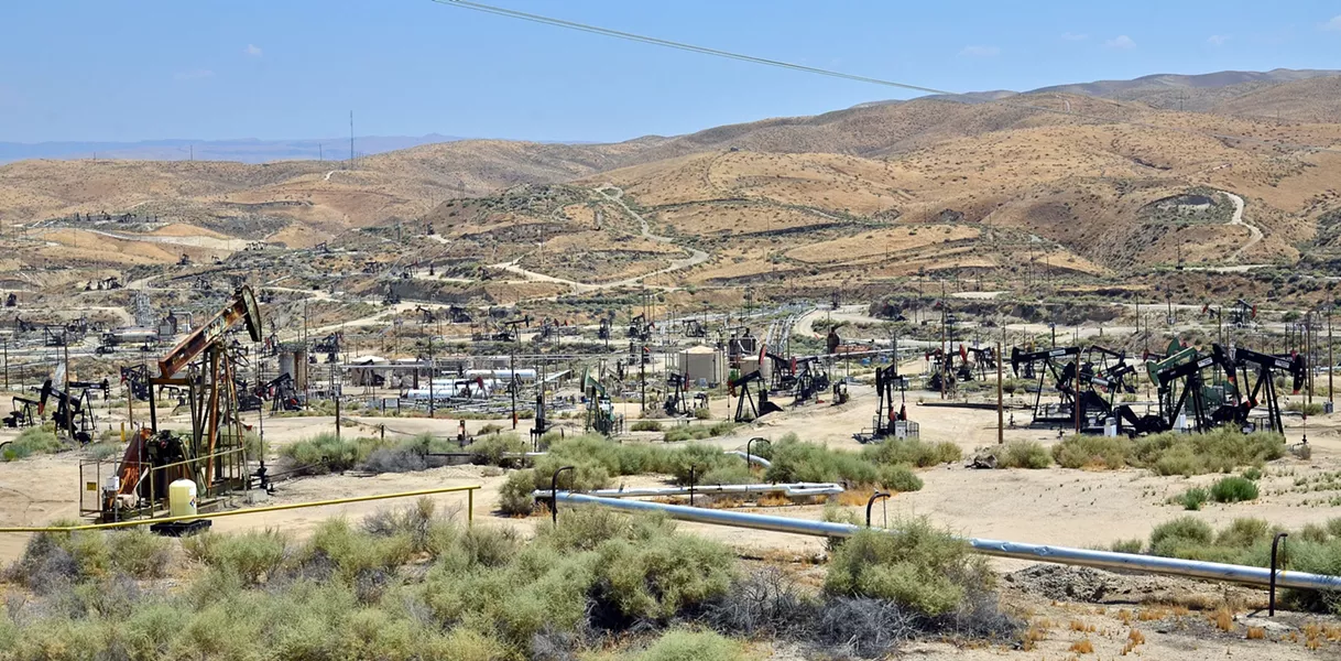 NEW DRILLING On May 22, SLO County residents will get a chance to comment on the U.S. Bureau of Management's plans to expand oil and gas production on public lands in Central California (Kern County pictured here). The federal agency will hold a public meeting at Embassy Suites in SLO on the subject. - PHOTO COURTESY OF THE U.S. BUREAU OF LAND MANAGEMENT
