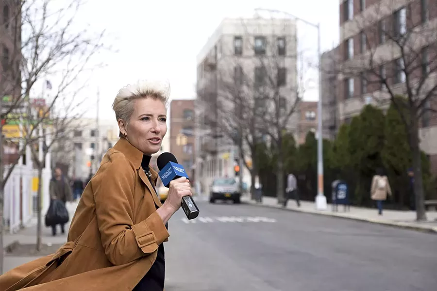 MAKEOVER With low ratings and a new female writer in her all-male writers' room, late-night talk show host Katherine Newbury (Emma Thompson) hopes to revive her flagging career, in Late Night. - PHOTO COURTESY OF 3 ARTS ENTERTAINMENT