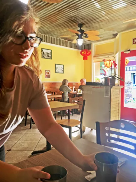 PHO' 4 SLO Phơ 4 U's operating manager, Trung Tran, said the owners, with roots in South Vietnam, came from San Jose to open Phơ 4 U in October 2018. - PHOTOS BY BETH GIUFFRE