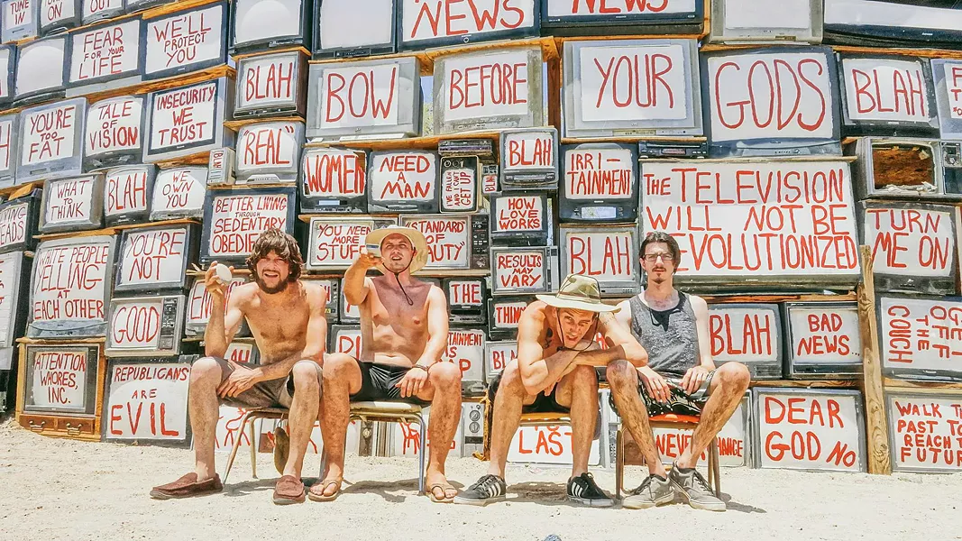 GET HAPPY Self-described "dysfunctional surf pop grunge" act The Happys play Frog and Peach on July 24. - PHOTO COURTESY OF THE HAPPYS