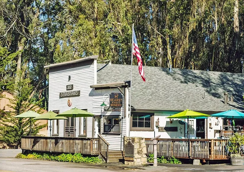 UPGRADES While the Sebastian building in San Simeon undergoes renovations the post office is looking for a new location. - PHOTO COURTESY OF HEARST RANCH WINERY