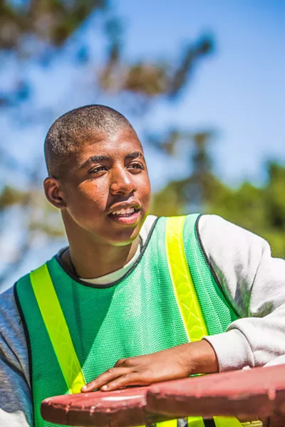 GROWING UP Ashton Tolliver said he's not only working on fixing his academic record, he wants to prepare for his next steps, with adulthood on the horizon: career in construction, owning a home, and having a family. - PHOTO BY JAYSON MELLOM