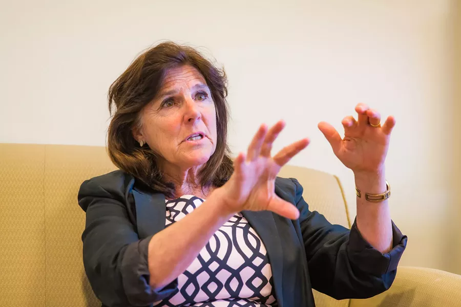 THIRD TERM Debbie Arnold is vying for her third term as SLO County's 5th District supervisor, emphasizing her record on the economy and groundwater sustainability. - FILE PHOTO BY JAYSON MELLOM