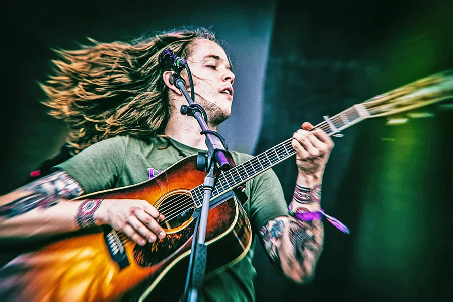 FLYING FLATPICKER Singer-songwriter and guitar wizard Billy Strings plays BarrelHouse Brewing on Oct. 3. - PHOTO COURTESY OF EMILY BUTLER
