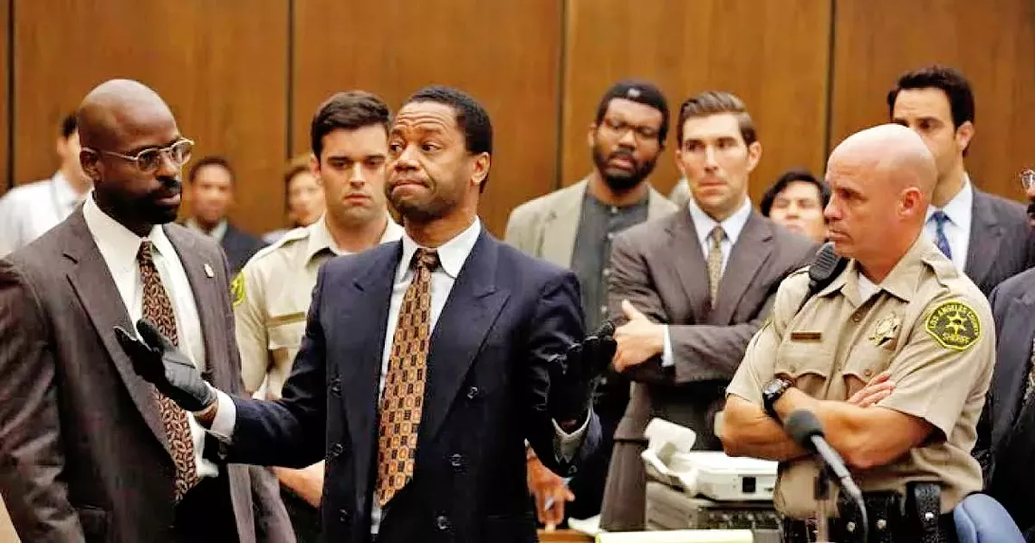 JUICE ON TRIAL The Emmy Award-winning FX true crime series, The People v. O.J. Simpson: American Crime Story, is available to stream on Netflix. - PHOTO COURTESY OF FX