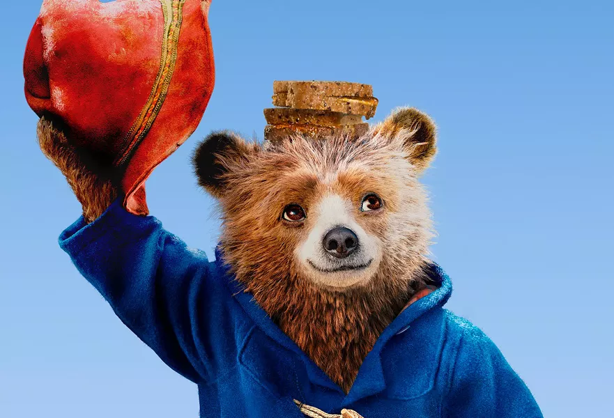 THAT SORT OF BEAR Paddington (voiced by Ben Whipshaw) with his marmalade sandwiches at the ready, goes on another adventure in Paddington 2 (2017), screening Nov. 2 and 3 at Park Cinemas. - PHOTO COURTESY OF STUDIOCANAL