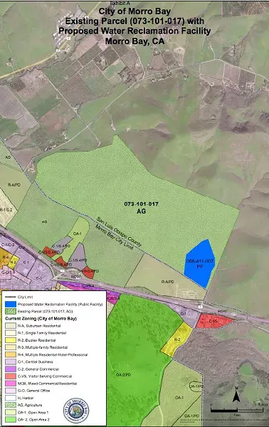 MOVING FORWARD The Morro Bay City Council repealed its decision to own the South Bay Boulevard site, where it intends to operate its future water facility. - IMAGE COURTESY OF THE CITY OF MORRO BAY