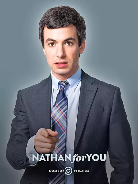 BAD ADVICE Comedian Nathan Fielder plays a fictionalized version of himself in Nathan For You, traveling to small businesses to offer terrible and borderline illegal advice. - PHOTO COURTESY COMEDY CENTRAL