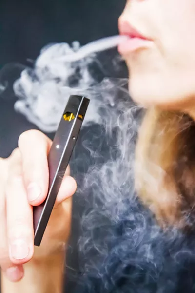 UP IN SMOKE After thousands of vaping-related illnesses broke out across the U.S., Arroyo Grande and Morro Bay banned the sale of e-cigarette and vaping products in 2019. - FILE PHOTO BY JAYSON MELLOM