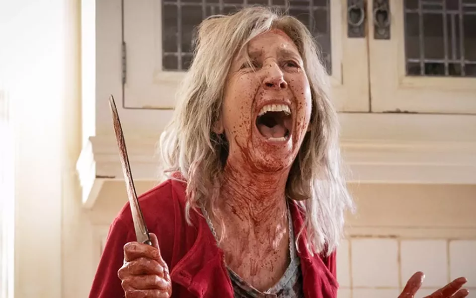 THE GHOST OF MOVIES PAST The Grudge reboots the series that started in 2002 with the Japanese film Ju-on, about a vengeful spirit that dooms those it encounters, such as Faith Matheson (Lin Shaye). - PHOTO COURTESY OF SCREEN GEMS