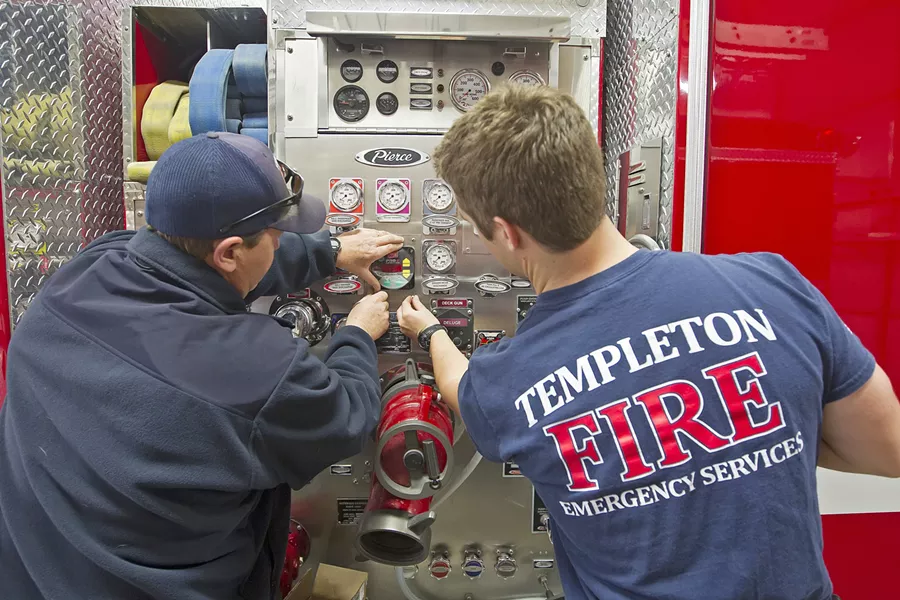 NEW LEADERSHIP At the end of the month Templeton Community Services District will begin the search for a fire chief. - FILE PHOTO BY JAYSON MELLOM