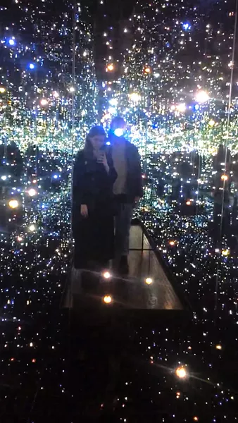 I LOVE YOU FOR INFINITY The Broad is almost too good to be true. It's free, there's parking, and I was able to experience one of Yayoi Kusama's famous infinity mirror installations. - PHOTOS BY KASEY BUBNASH