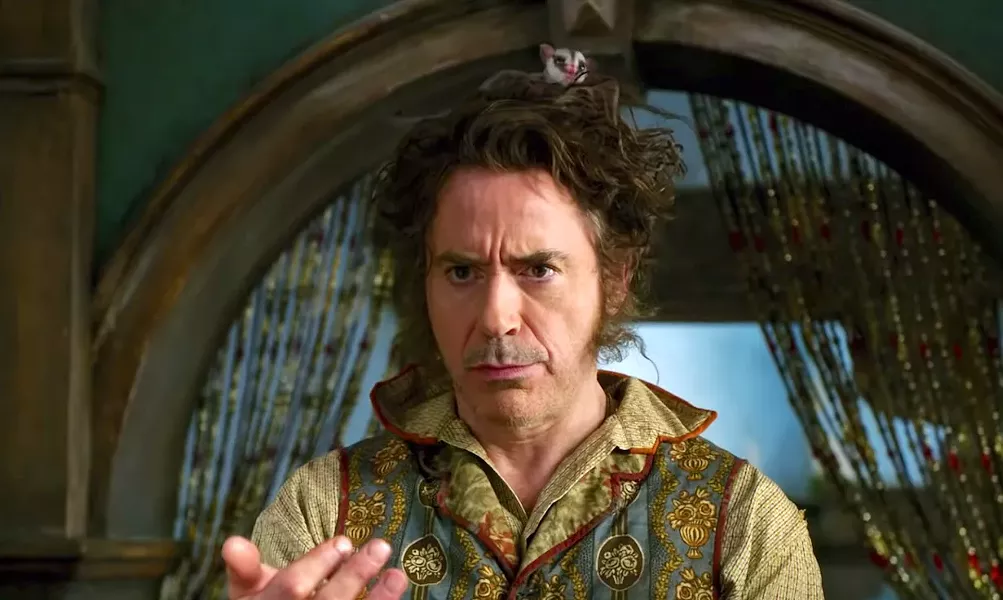 THE GOOD DOCTOR Robert Downey Jr. stars as physician John Dolittle, who discovers he can talk to animals, in Dolittle. - PHOTO COURTESY OF UNIVERSAL PICTURES