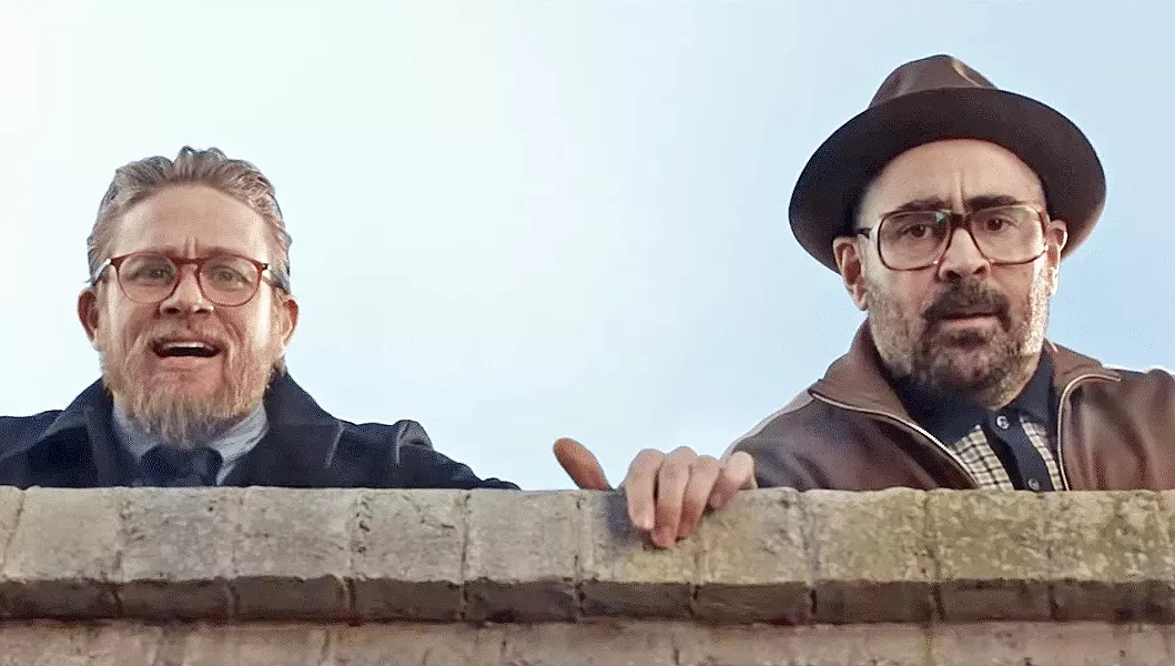 CRIME AND PUNISHMENT Raymond (Charlie Hunnam, left) and Coach (Colin Farrell) find themselves tangled in a criminal mess, in Guy Ritchie's The Gentlemen. - PHOTO COURTESY OF MIRAMAX