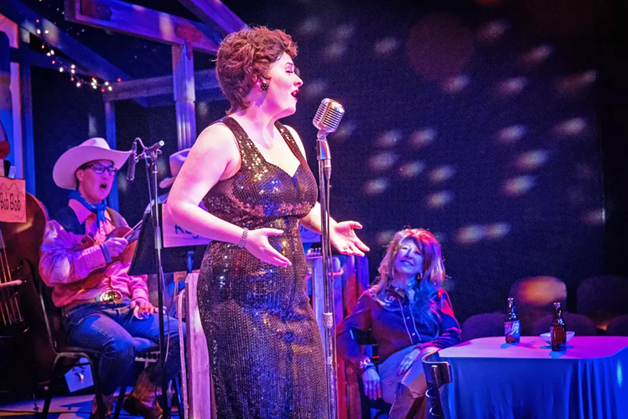 BELTING IT OUT Greta Kleckner's impressive pipes do great justice to the late Patsy Cline's top hits in Always...Patsy Cline. - PHOTOS COURTESY OF RYLO MEDIA DESIGN, RYAN C. LOYD