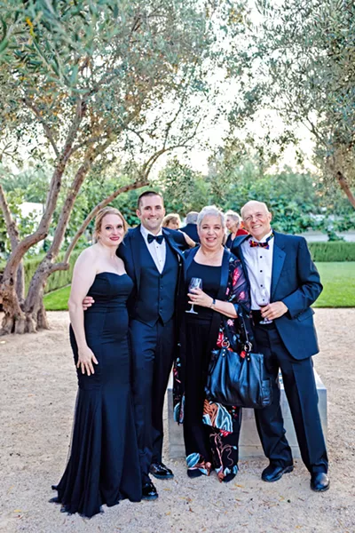 THE FAMILY From left to right: Lauren and Alan Donovan and Joanne and Philip Ruggles at Joanne and Phil's 50th wedding anniversary party in August 2018. - PHOTO COURTESY OF BLAKE ANDREWS