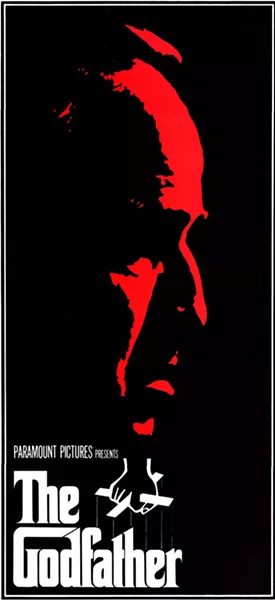 ICONIC POSTERS The Godfather, one of the most viewed films of all time, was released in 1972 and is one of the movies that Strodder features in Volume One of his book. - IMAGES COURTESY OF CHRIS STRODDER