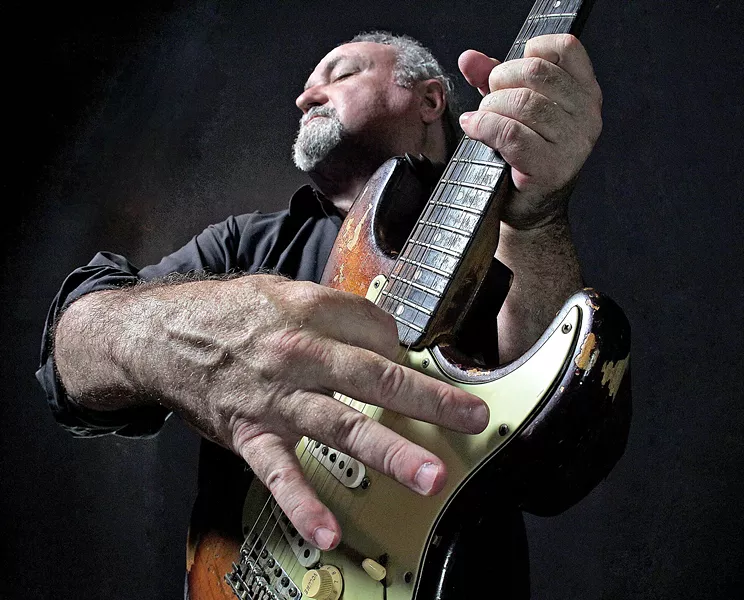 GUITAR WIZ Alligator Records recording artist Tinsley Ellis plays the SLO Brew Rock on March 4, delivering ripping blues-rock. - PHOTO COURTESY OF TINSLEY ELLIS