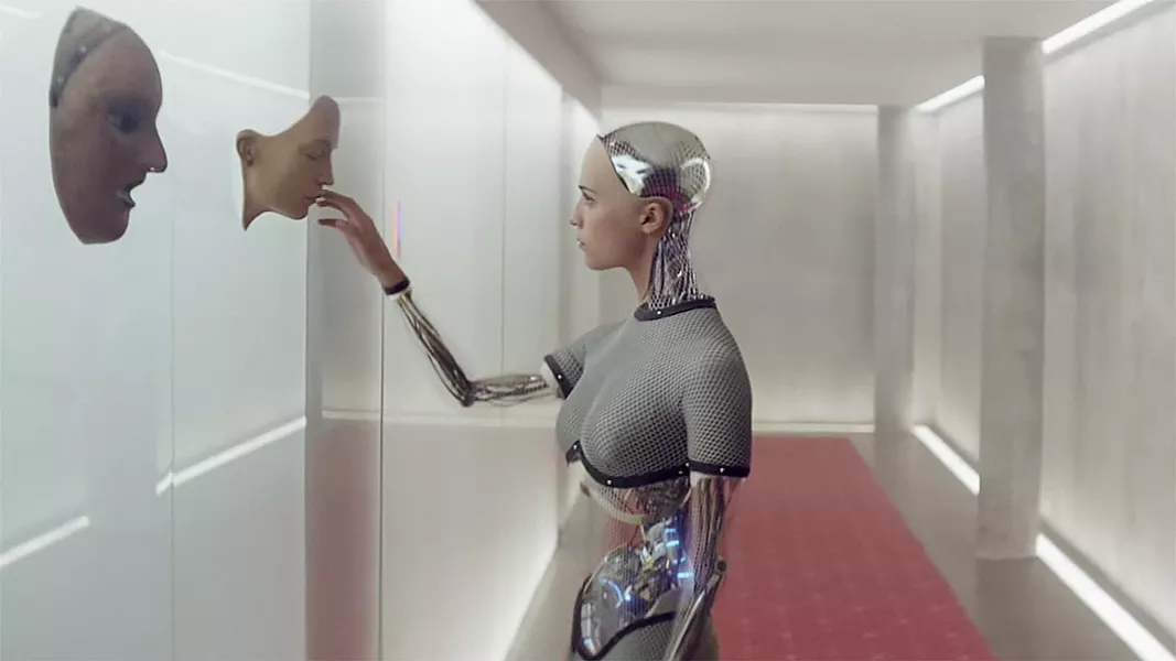 GHOST IN THE MACHINE Alicia Vikander stars as Ava, a form of artificial intelligence in the 2014 sci-fi thriller, Ex Machina, available on Netflix. - PHOTO COURTESY OF UNIVERSAL PICTURES INTERNATIONAL