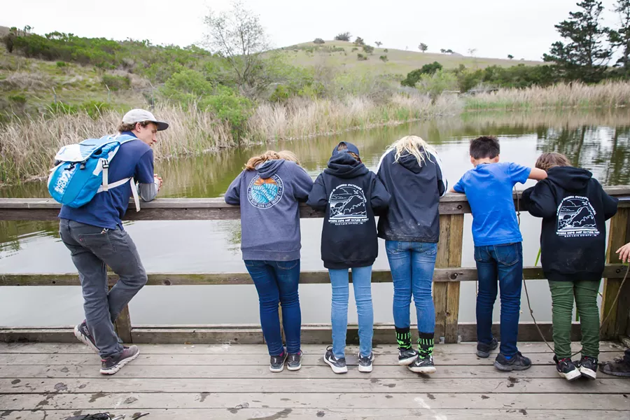 CONNECTION Naturalists who teach students at outdoor education programs engage students in nature and assist them in understanding their role in the environment. - PHOTO BY JAYSON MELLOM