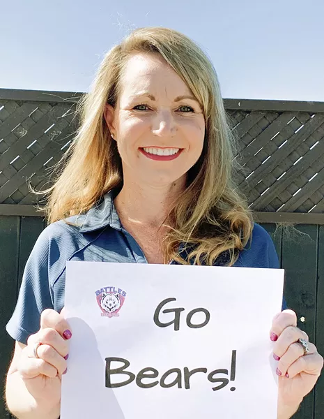 DIFFERENT WORLD As a Battles Elementary School kindergarten teacher, Jaimie Kelly has spent the last month adjusting to distance learning. - PHOTO COURTESY OF JAIMIE KELLY