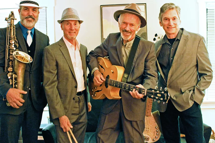 EVERYBODY JUMP Swing, jump blues, soul, and R&B act The Jump Jax are the featured livestream band on Aug. 1, from A-Town's Saturdays in the Park concert series. - PHOTO COURTESY OF THE JUMP JAX