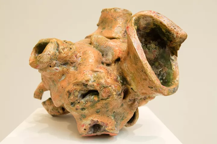 ARTERY : Miles’ ceramic sculptures evoke an organic and sometimes grotesquely visceral feel. - PHOTO BY TOM FALCONER