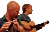 THE CELTICS ARE COMING : Painted Sky Studios returns with another intimate evening of acoustic Celtic music featuring Brian Finnegan and William Coulter on Sept. 27. - PHOTO COURTESY OF BRIAN FINNEGAN AND WILLIAM COULTER
