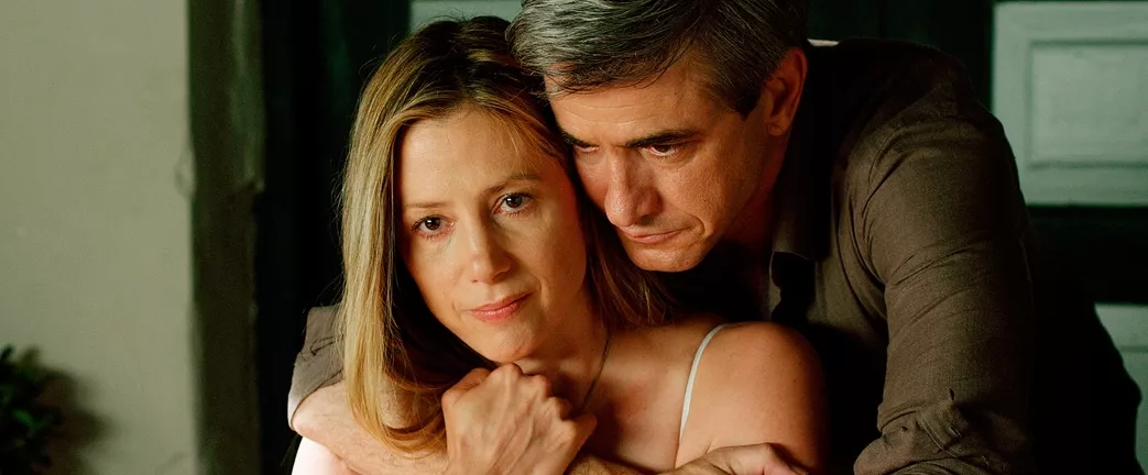 STOP TRAFFIC : Dermot Mulroney and Mira Sorvino play Alex and Claire Becker, a couple still grieving the loss of their own child, who fly across the world to help end the sex-trade industry that exploits helpless young children every day. - PHOTO COURTESY OF MONTEREY MEDIA COMPANY