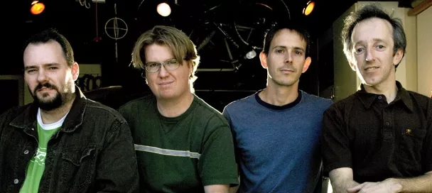 THEY HAVEN’T AGED A DAY : Twenty years after rising to glory, Toad the Wet Sprocket—(left to right) Todd Nichols, Dean Dinning, Glen Phillips, and Randy Guss—returns on March 14 at Downtown Brew. - PHOTO COURTESY OF TOAD THE WET SPROCKET