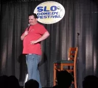SLO MY!: A performer hams it up onstage at last year’s SLO Comedy Festival. - PHOTO COURTESY OF ERIC SHANTZ