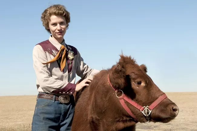AUTISTIC CATTLE PIONEER : Clare Danes stars as the woman who revolutionalized the cattle industry and changed the face of autism in the ’70s, in Mick Jackson’s Emmy award-winningTemple Grandin. - PHOTO COURTESY OF HBO FILMS